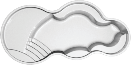 Axiom 14 fiberglass pool shape